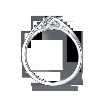 নারী 3 ক্যারেট প্রাকৃতিক Moissanite রিং রত্ন পাথর বিবাহের প্রতিশ্রুতি বাগদান