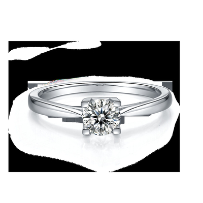 অনন্য S925 পূর্ব পশ্চিম সেটিং পান্না কাট Moissanite বিবাহের এনগেজমেন্ট রিং আধুনিক